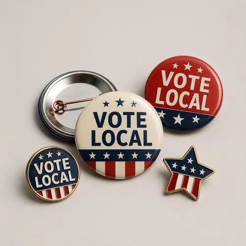 VEK Buttons and Pins