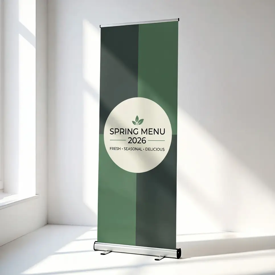 Double-Sided Retractable Banner
