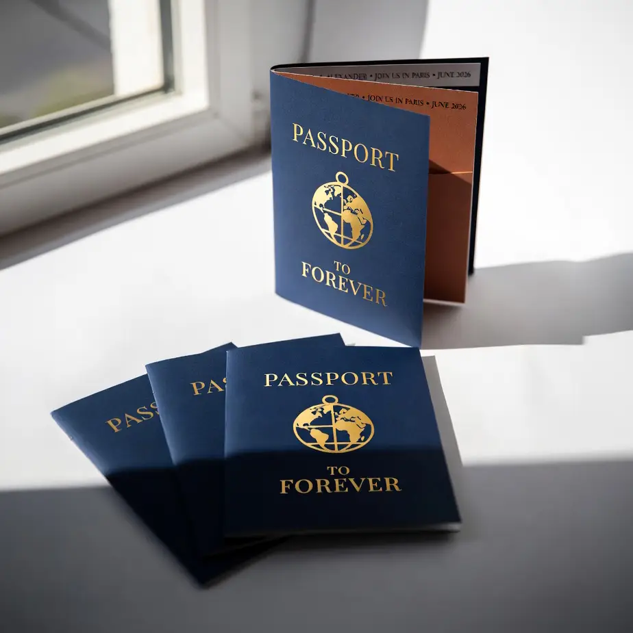 Passport Wedding Invitations