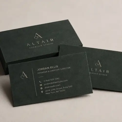Die Cut Business Cards