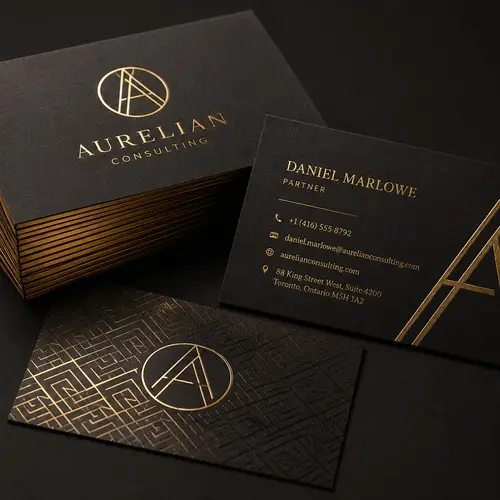 Foil Business Cards