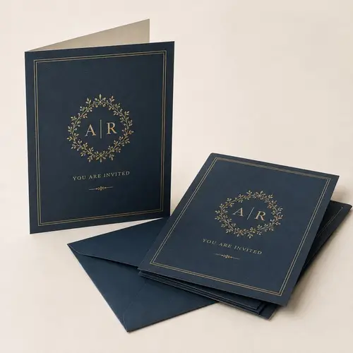 Folded Invitations
