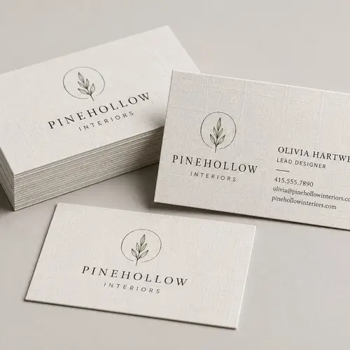 Linen Business Cards