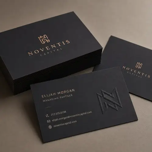 Metallic Business Cards