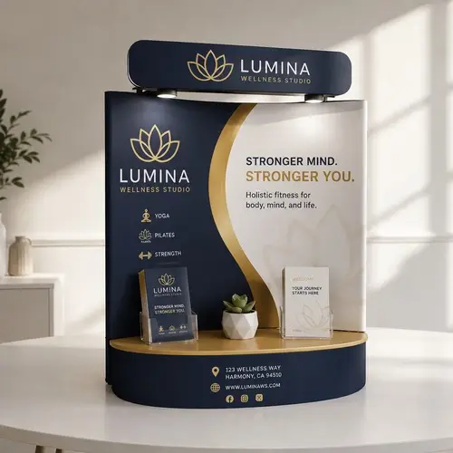 Tabletop Retractable Banner Stand