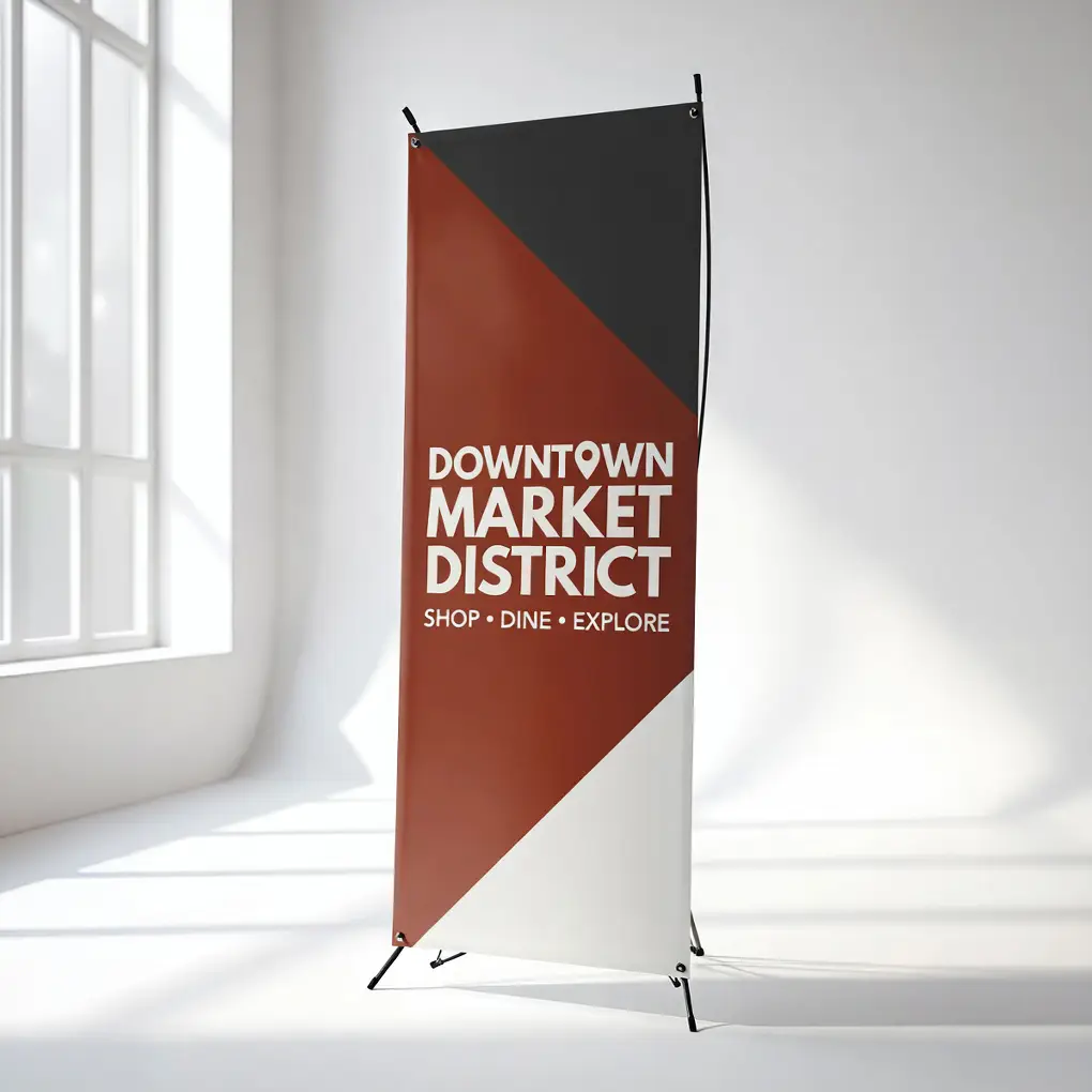 X Frame Banner Stand