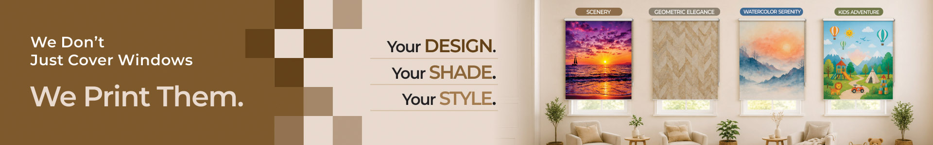 Roller Shade Banner