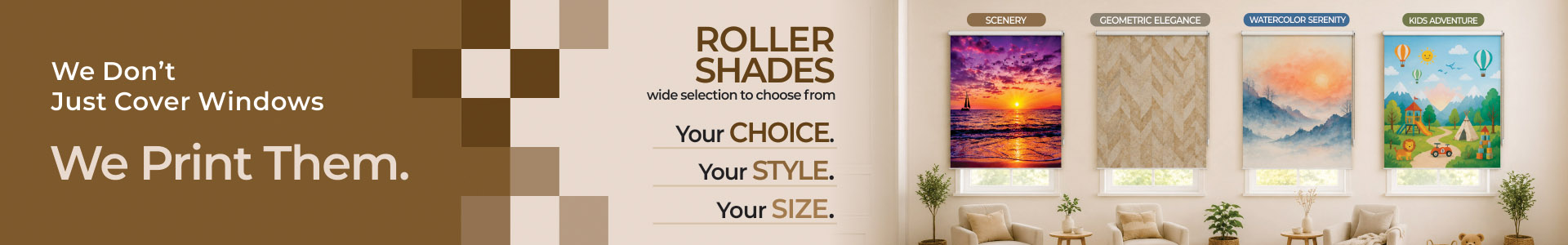 Roller Shade Banner