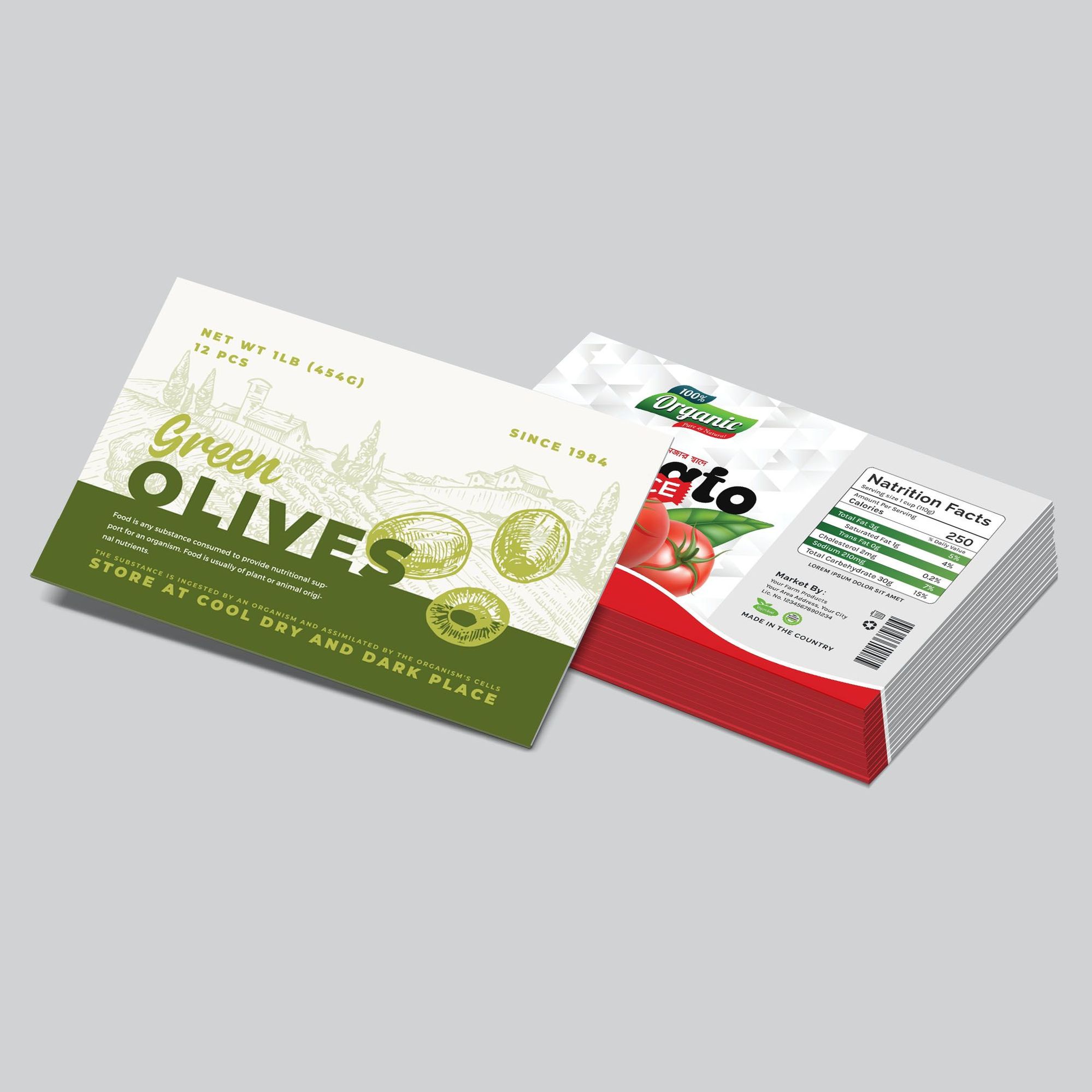 Custom Size Label (sticker) 2