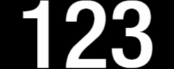 2" Unit Numbers