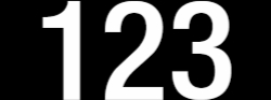 3" Unit Numbers