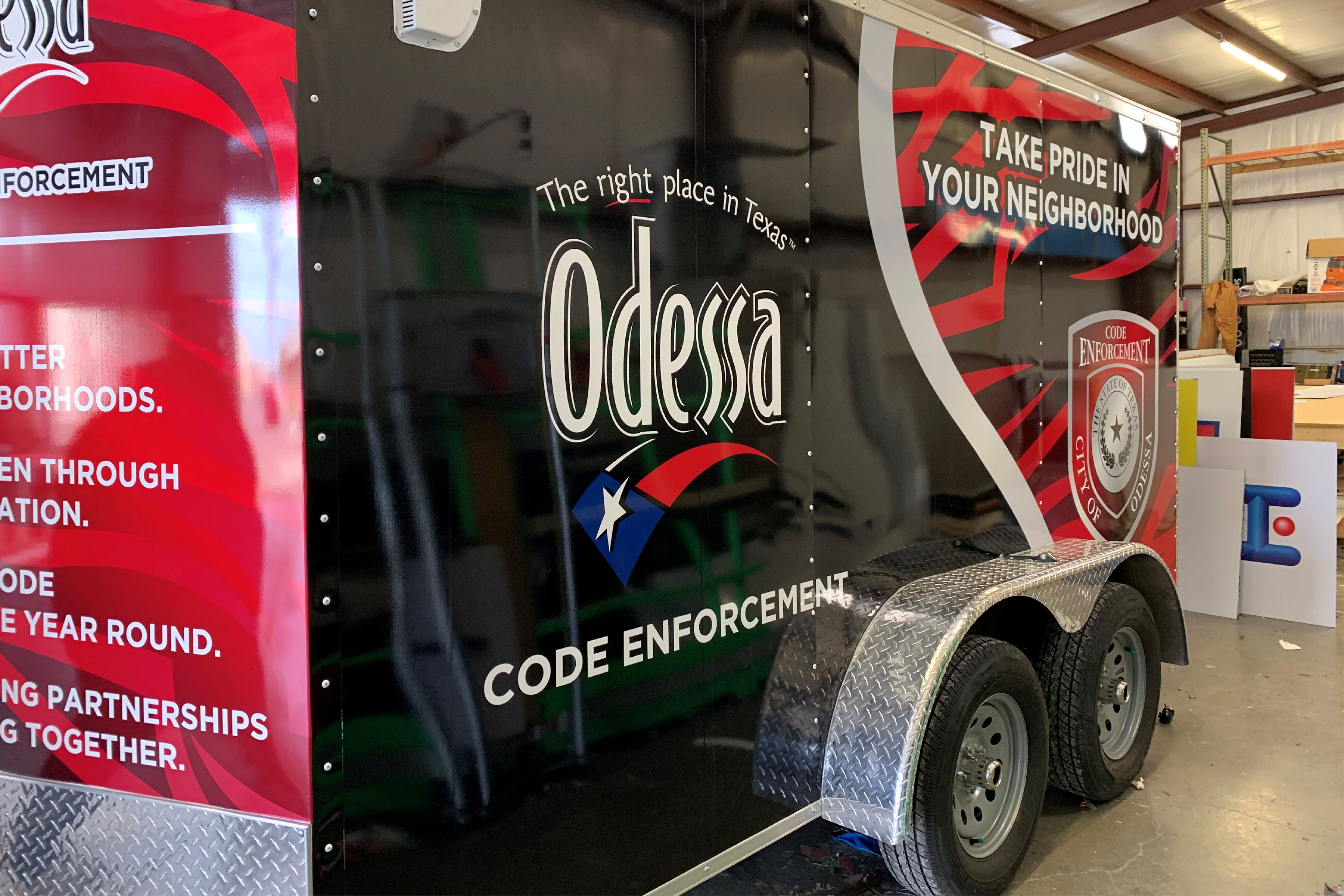 Trailer Wraps and Spot Graphics