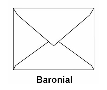 Baronial style envelope