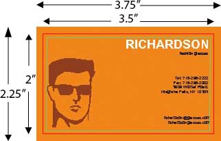 Business Card Safe Margin