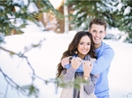 Snowflake Wedding 3-1/2x2-1/2