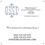 Snowflake Wedding 3x3