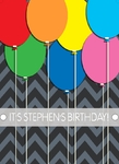Balloon Birthday 5x7