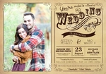Western Wedding 4-1/2x6-1/4