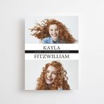 Graduation Announcement 5x7 2 pictures