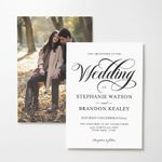 Elegant Minimal Wedding Invitation