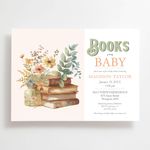 Books for Baby Baby Shower Invitation
