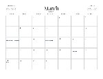 2027 Calendar - Classic