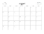 2027 Calendar - Classic