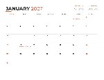 2027 Calendar - Modern