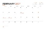 2027 Calendar - Modern