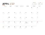 2027 Calendar - Modern