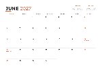 2027 Calendar - Modern
