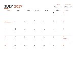 2027 Calendar - Modern