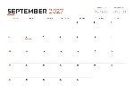 2027 Calendar - Modern