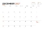 2027 Calendar - Modern