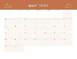 2027 Calendar - Seasonal Colors