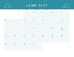 2027 Calendar - Seasonal Colors