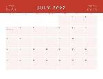 2027 Calendar - Seasonal Colors