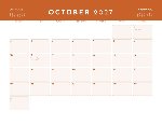 2027 Calendar - Seasonal Colors