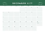 2027 Calendar - Seasonal Colors
