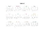 2027 Calendar - Seasonal Colors