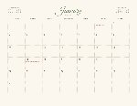 2027 Calendar - Farmhouse