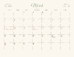 2027 Calendar - Farmhouse