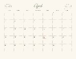 2027 Calendar - Farmhouse