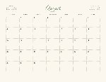2027 Calendar - Farmhouse