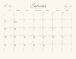 2027 Calendar - Farmhouse
