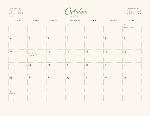 2027 Calendar - Farmhouse