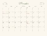 2027 Calendar - Farmhouse