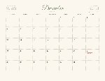 2027 Calendar - Farmhouse