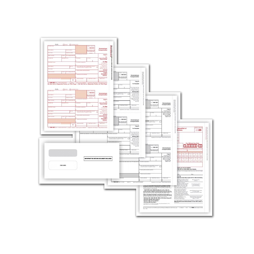 1099-NEC Tax Forms