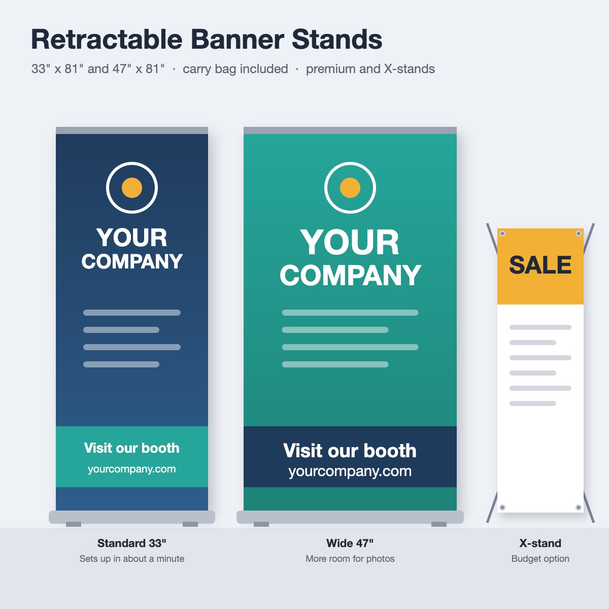 Retractable Banner Stands